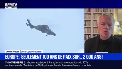 Paix menacée en Europe: "Il faut qu'il y ait une préparation psychologique des Français [...] on s'est reposé sur nos lauriers", constate Olivier Weber, écrivain