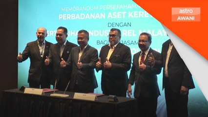 RAC, MARIC meterai MoU perkukuh ekosistem industri rel tempatan