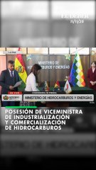 Posesión de viceministra de Industrialización y Comercialización de Hidrocarburos