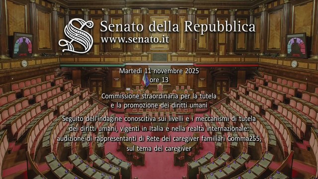 Roma - Seguito dell'indagine conoscitiva sui livelli e i meccanismi di tutela dei diritti umani (11.11.25)