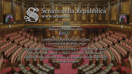 Roma - Seguito dell'indagine conoscitiva sui livelli e i meccanismi di tutela dei diritti umani (11.11.25)