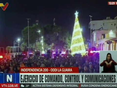 ODDI La Guaira desplegada en el ejercicio integral del Plan Independencia 200