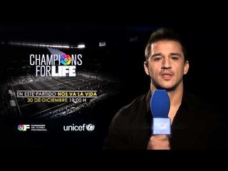 Famosos en Champions for life en Estadio Santiago Bernabéu @entradas