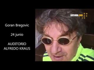Invitación de Goran Bregovic al Festival Arrecifes de Gran Canaria