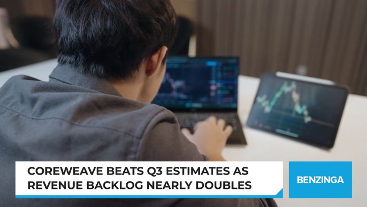 CoreWeave Beats Q3 Estimates As Revenue Backlog Nearly Doubles