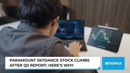 Paramount Skydance Stock Climbs After Q3 Report: Here's Why