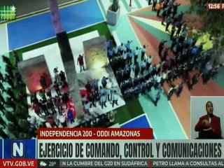 ODDI Amazonas ejecuta ejercicios de comando, control y comunicaciones