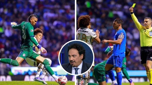 Hugo Sánchez asegura que Coco Carrasquilla debió ser expulsado tras entrada hacia Kevin Mier en Cruz Azul vs Pumas