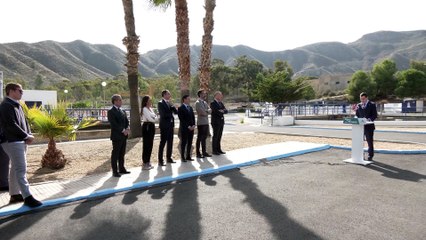 Moreno inaugura la remodelación de la potabilizadora de Cuevas del Almanzora (Almería)