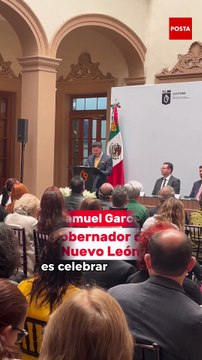 Samuel García entrega el Premio Nuevo León Alfonso Reyes a Irene Vallejo por su aporte al humanismo literario