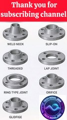 Flange Types in Piping System _ Weld Neck, Slip-On, Threaded,#FlangeTypes#PipingSystem#OilAndGas