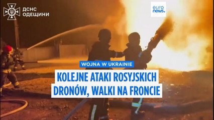 Wojna w Ukrainie: kolejne ataki rosyjskich dronów, walki na froncie nasilają się