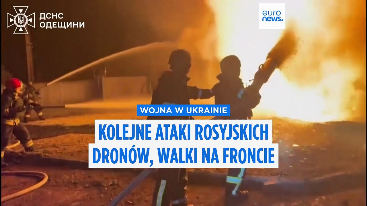 Wojna w Ukrainie: kolejne ataki rosyjskich dronów, walki na froncie nasilają się