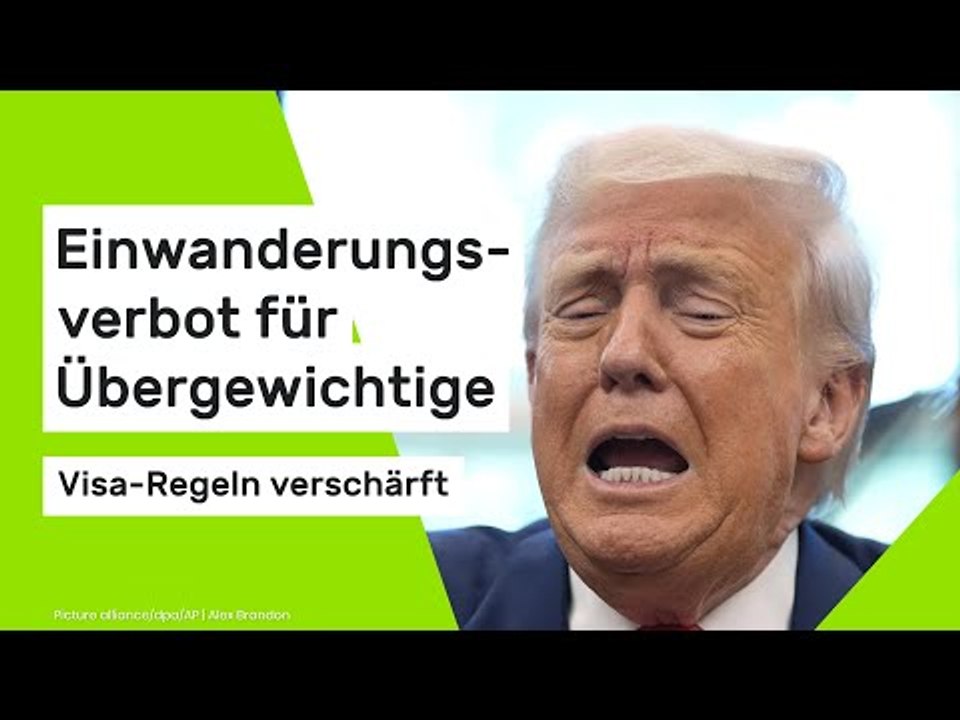 Donald Trump: Visa-Regeln verschärft - Einwanderungsverbot für Übergewichtige