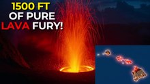 Kilauea Volcano Erupts with Lava Fountains Over 1,000 Feet High!