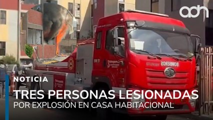 Explosión por acumulación de gas en casa habitacional en Tlalnepantla, deja 3 heridos