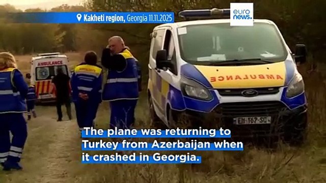 All 20 crew killed in Turkish military plane crash in Georgia after leaving Azerbaijan