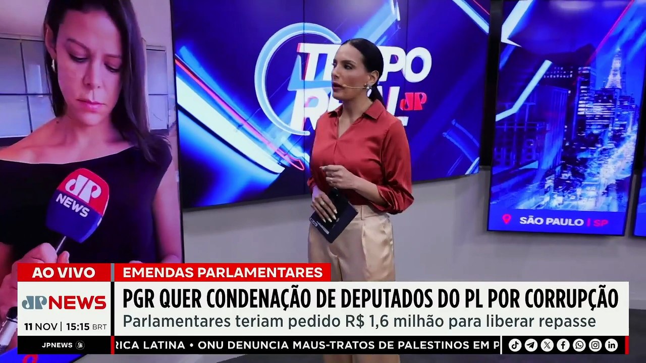 PGR quer condenação de deputados do PL acusados de desvio de emendas parlamentares