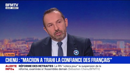 Pour Sébastien Chenu (RN), le gouvernement de Sébastien Lecornu "doit tomber"