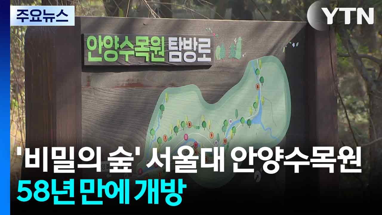 '비밀의 숲' 서울대 안양수목원 58년 만에 전면 개방 / YTN