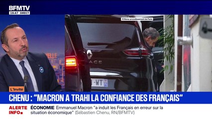 Pour Sébastien Chenu (RN), l'emprisonnement de Nicolas Sarkozy, "était une injustice"
