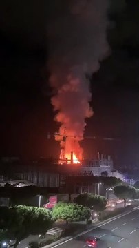 Incendio nel cantiere de Le Ciminiere a Catania, nessun ferito