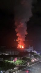 Incendio nel cantiere de Le Ciminiere a Catania, nessun ferito