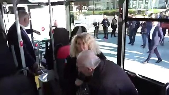 De Luca - Nuovi autobus elettrici, questa mattina a Salerno (11.11.25)