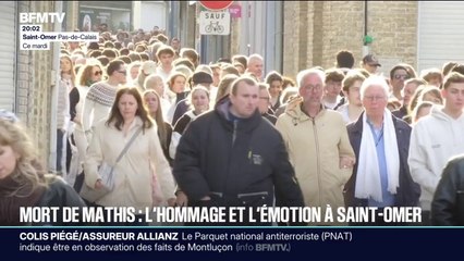 Mort de Mathis: l'hommage et l'émotion à Saint-Omer dans le Pas-de-Calais