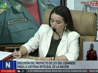 AN aprueba por mayoría calificada Ley de Comando para la Defensa Integral de la Nación