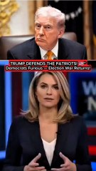 TRUMP DEFENDS THE PATRIOTS! 🇺🇸”Democrats Furious — Election War Returns!