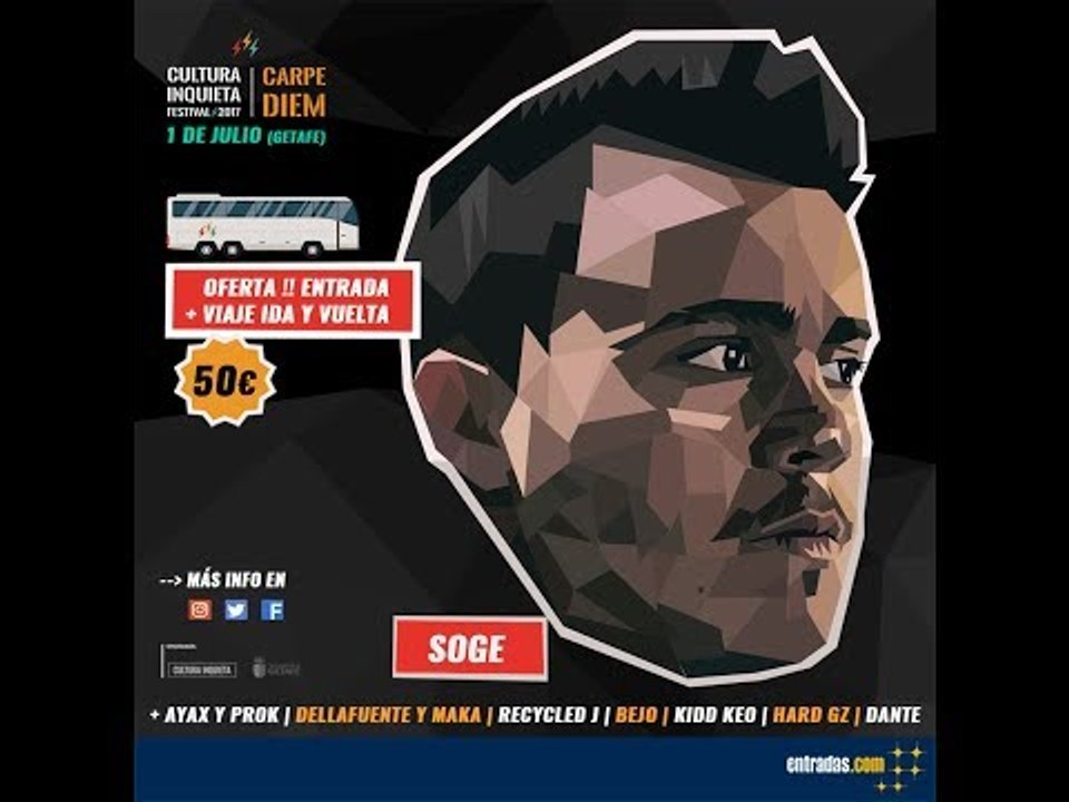 Soge | 1 de Julio Getafe | entradas.com