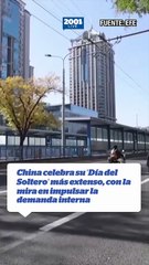 China celebra su 'Día del Soltero' más extenso, con la mira en impulsar la demanda interna