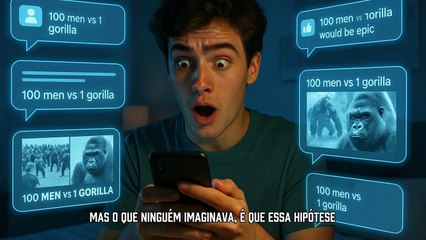 100 homens contra 1 gorila: Quem realmente VENCERIA? | A Selva responde