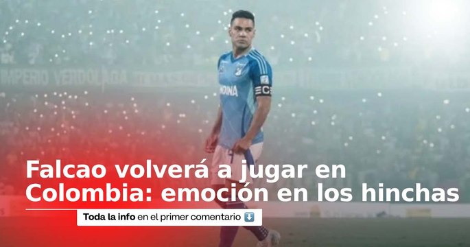 Radamel Falcao volverá a jugar en Colombia: esto contó Mario Alberto Yepes