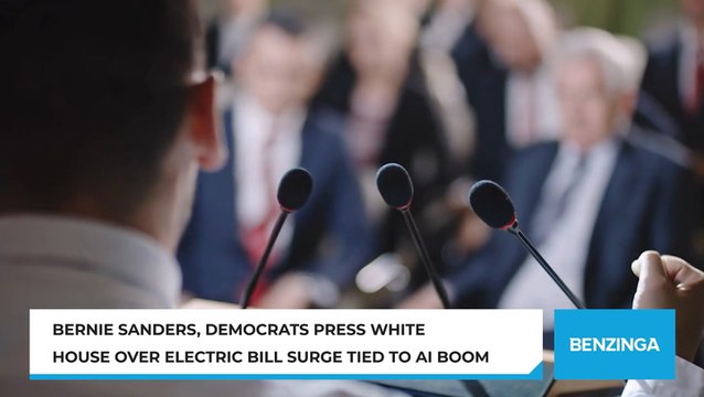 Bernie Sanders, Democrats Press White House Over Electric Bill Surge Tied To AI Boom
