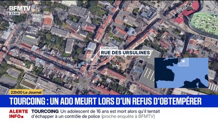 Tourcoing: un adolescent de 16 ans est mort alors qu'il tentait d'échapper à un contrôle de police