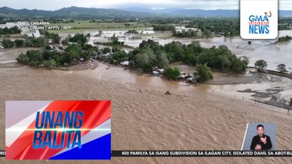 Ilang bahay, nasira dahil sa pagragasa ng baha nang umapaw ang Chico River | Unang Balita
