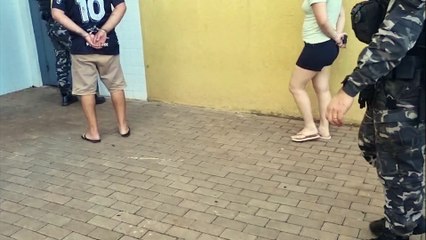 Casal de traficantes é preso no julieta Bueno com cocaína e alta soma em dinheiro vivo