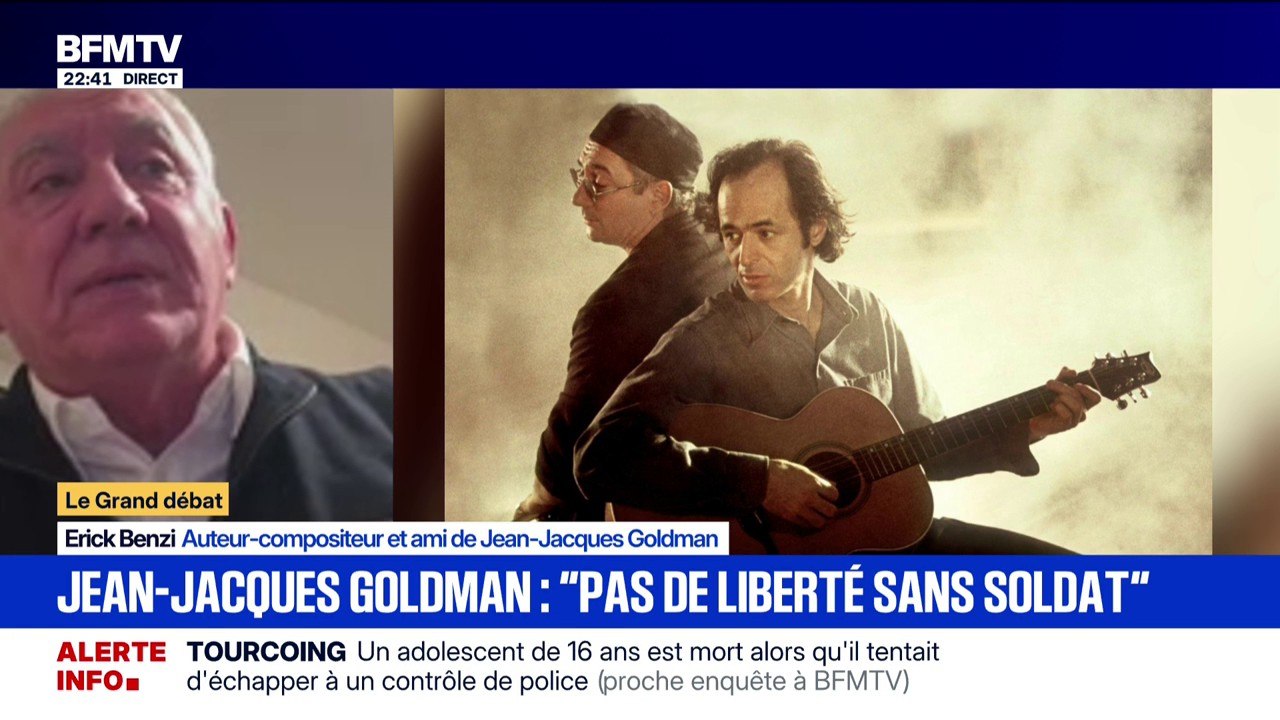 Lettre de Jean-Jacques Goldman: "C'est quelqu'un qui a toujours eu la fibre de s'occuper des causes oubliées du grand public", raconte Erick Benzi, ami du chanteur