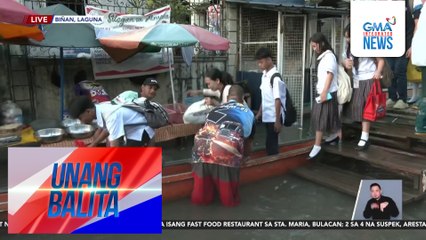 Ilang bahagi ng Laguna, lubog pa rin sa baha matapos manalasa ang Bagyong Uwan | Unang Balita