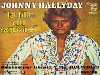 Johnny Hallyday_La fille du square (Clip TV 1978)karaoké