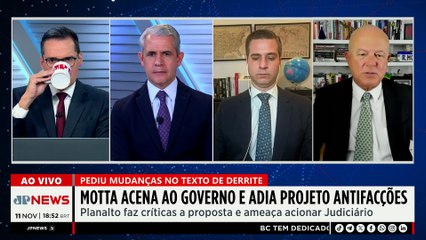 PL Antifacção: Hugo Motta acena ao governo Lula e pede mudanças no texto de Derrite