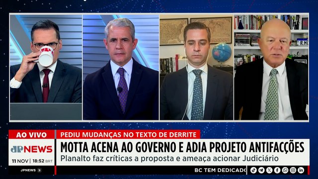PL Antifacção: Hugo Motta acena ao governo Lula e pede mudanças no texto de Derrite