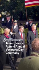Trump, Vance Attend Annual Veterans Day Ceremony