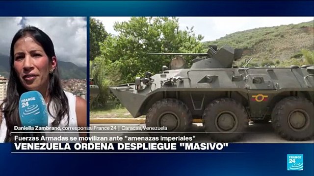 Informe desde Caracas: ministro de Venezuela ordena despliegue militar masivo