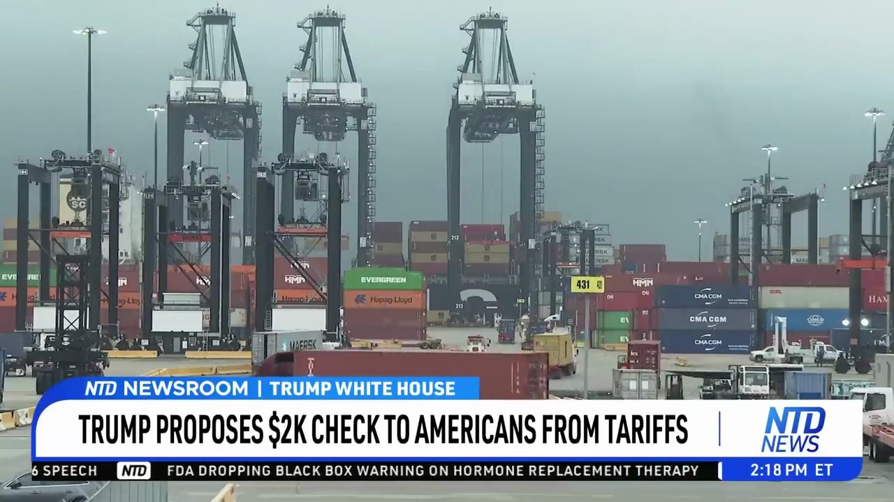 $2,000 check for Americans floated by Trump