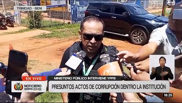 Ministerio Público interviene oficinas de YPFB Riberalta por presuntos actos de corrupción