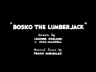 Looney Tunes - S1932E17 - Bosko the Lumberjack