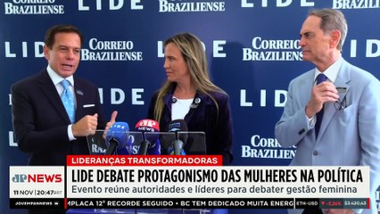 Lide Brasília discute protagonismo feminino na política